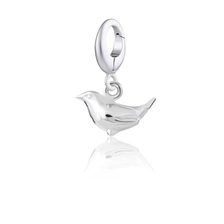 Silver Wren Charm CSWR