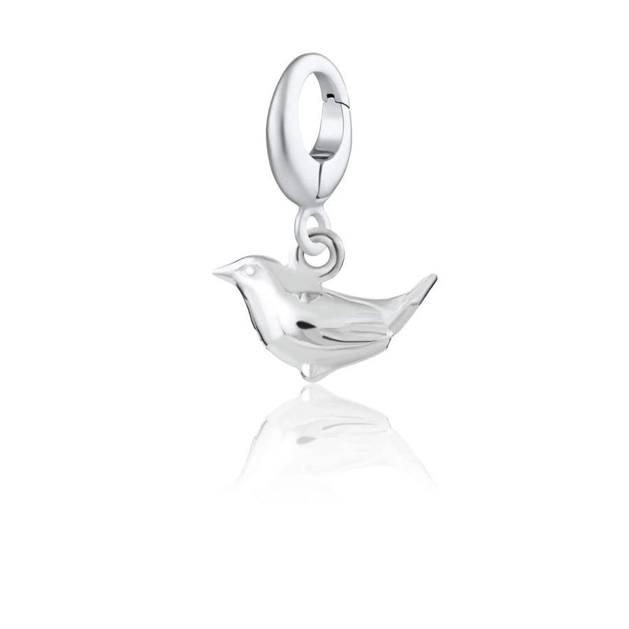 Silver Wren Charm CSWR