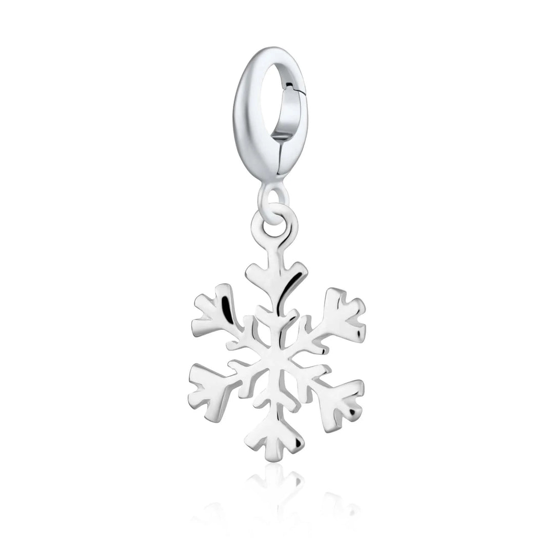 Silver Snowflake Charm CSSF