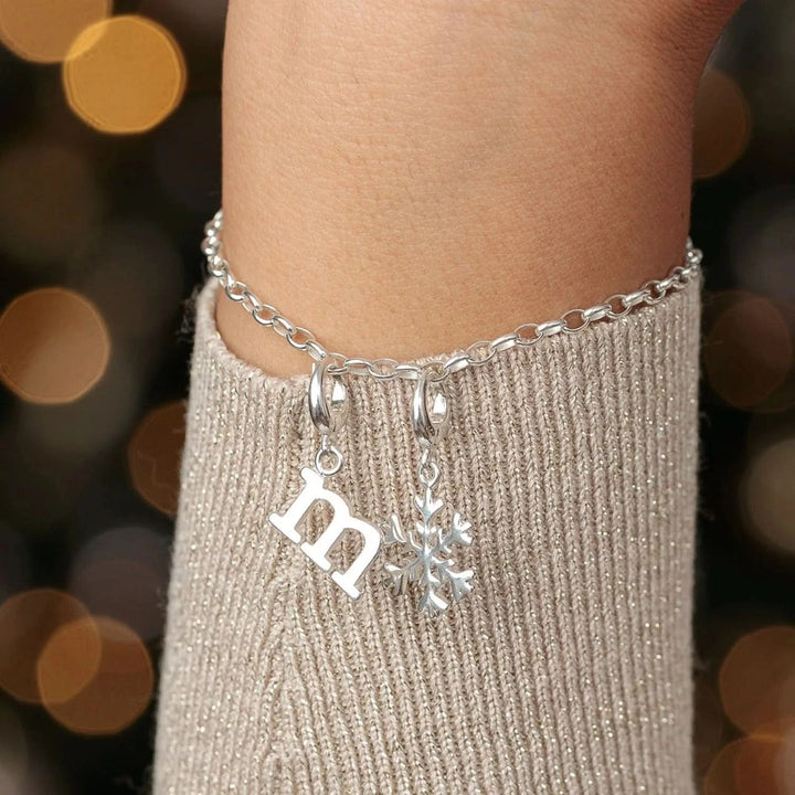 Silver Snowflake Charm CSSF
