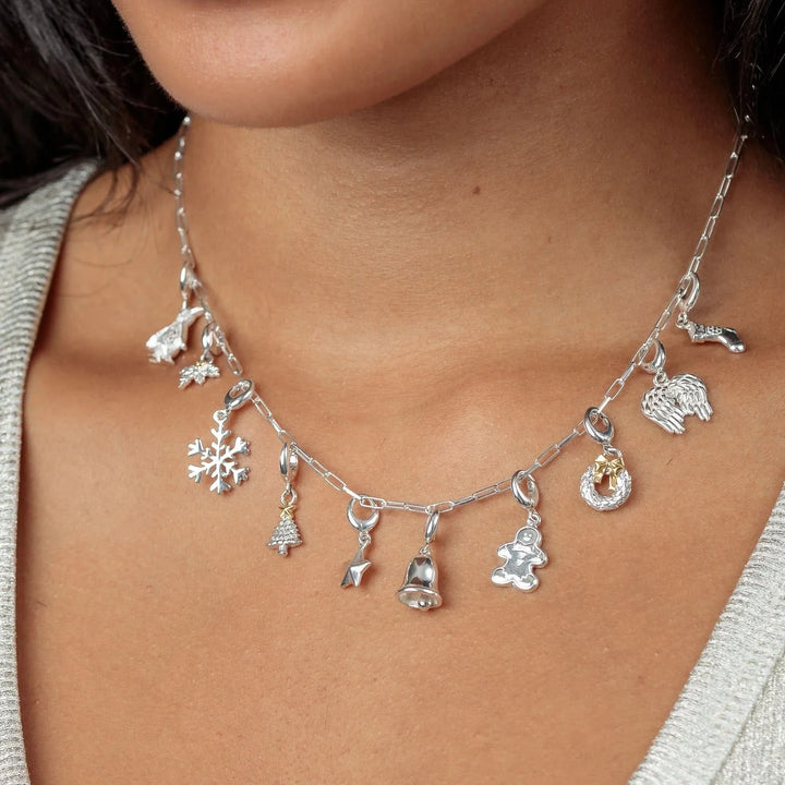 Silver Snowflake Charm CSSF