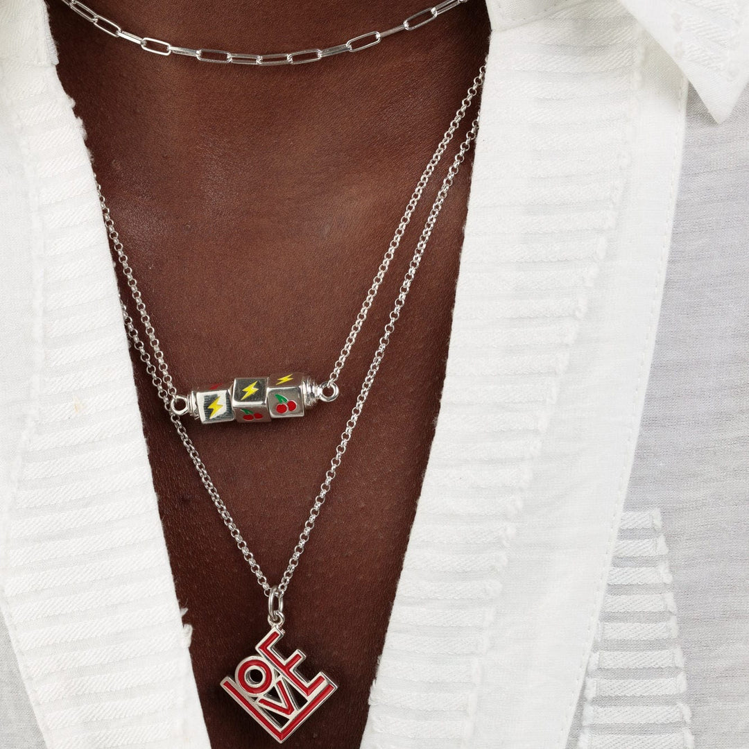 Silver Vegas Baby Necklace CNSVB