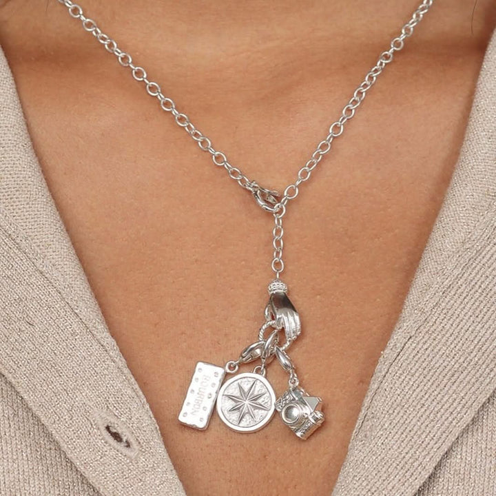 Silver Vintage Camera Charm CSVC