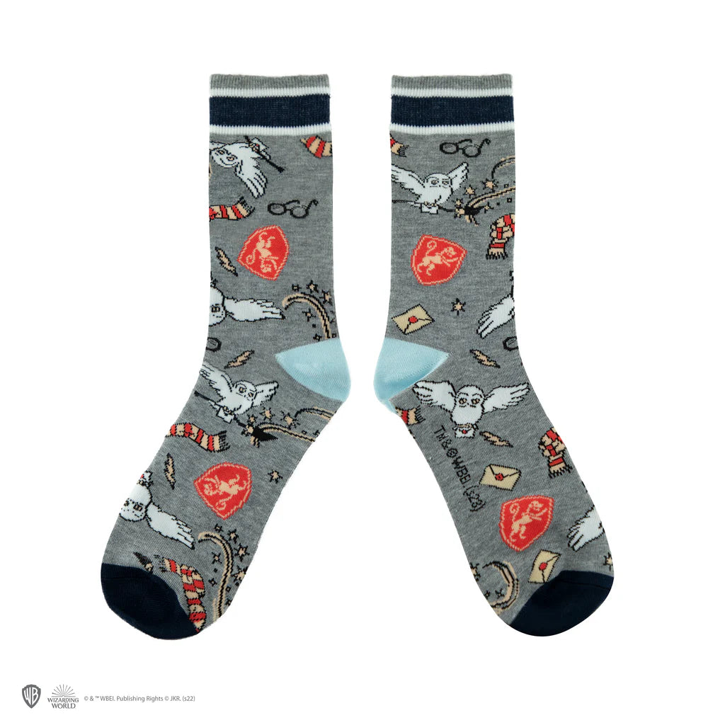 Harry Potter Socks Set of 3 Hedwig CR1602