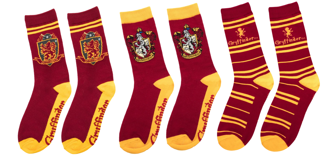 Harry Potter Socks Set of 3 Gryffindor CR1621
