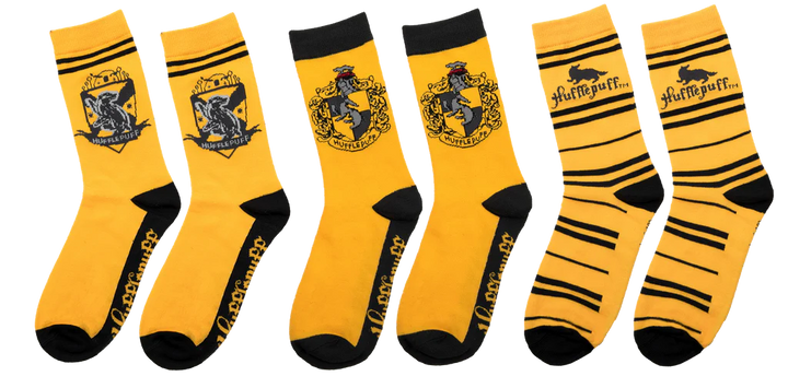 Harry Potter Socks Set of 3 Hufflepuff CR1624