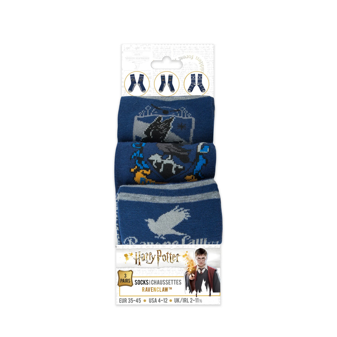 Harry Potter Socks Set of 3 Ravenclaw CR1623