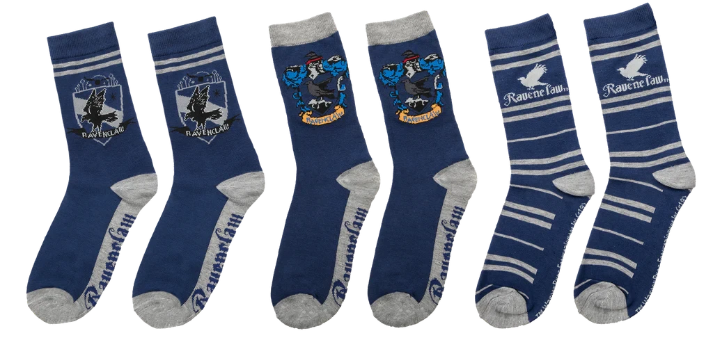 Set Of 3 Ravenclaw Socks CR1623