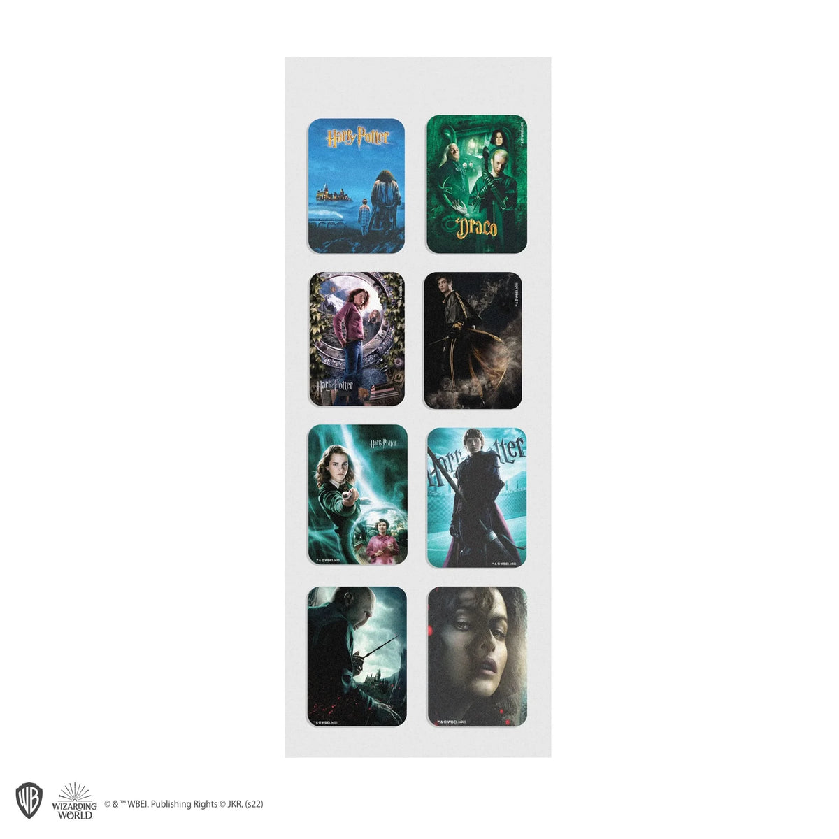 Harry Potter Lenticular Sticker Set Of 8 - Movie Series CR5204