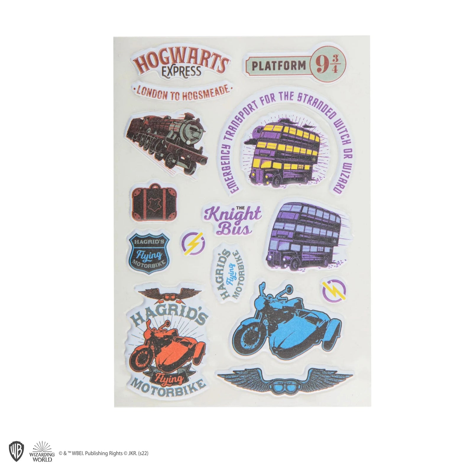 Harry Potter Puffy Sticker - Magical Motors CR5203