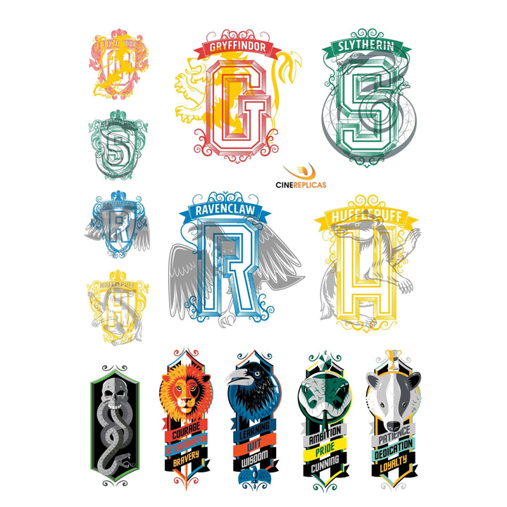 Harry Potter Stickers - Set Of 55 Stickers CR5200
