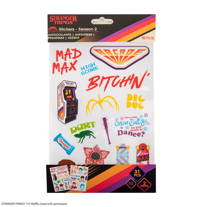 Stranger Things Stickers Season 2 CR5282