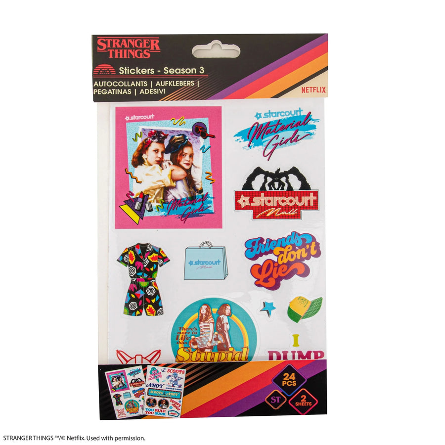 Stranger Things Season 3 Stickers CR5283