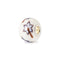 Decorative bead with star pattern on a white background