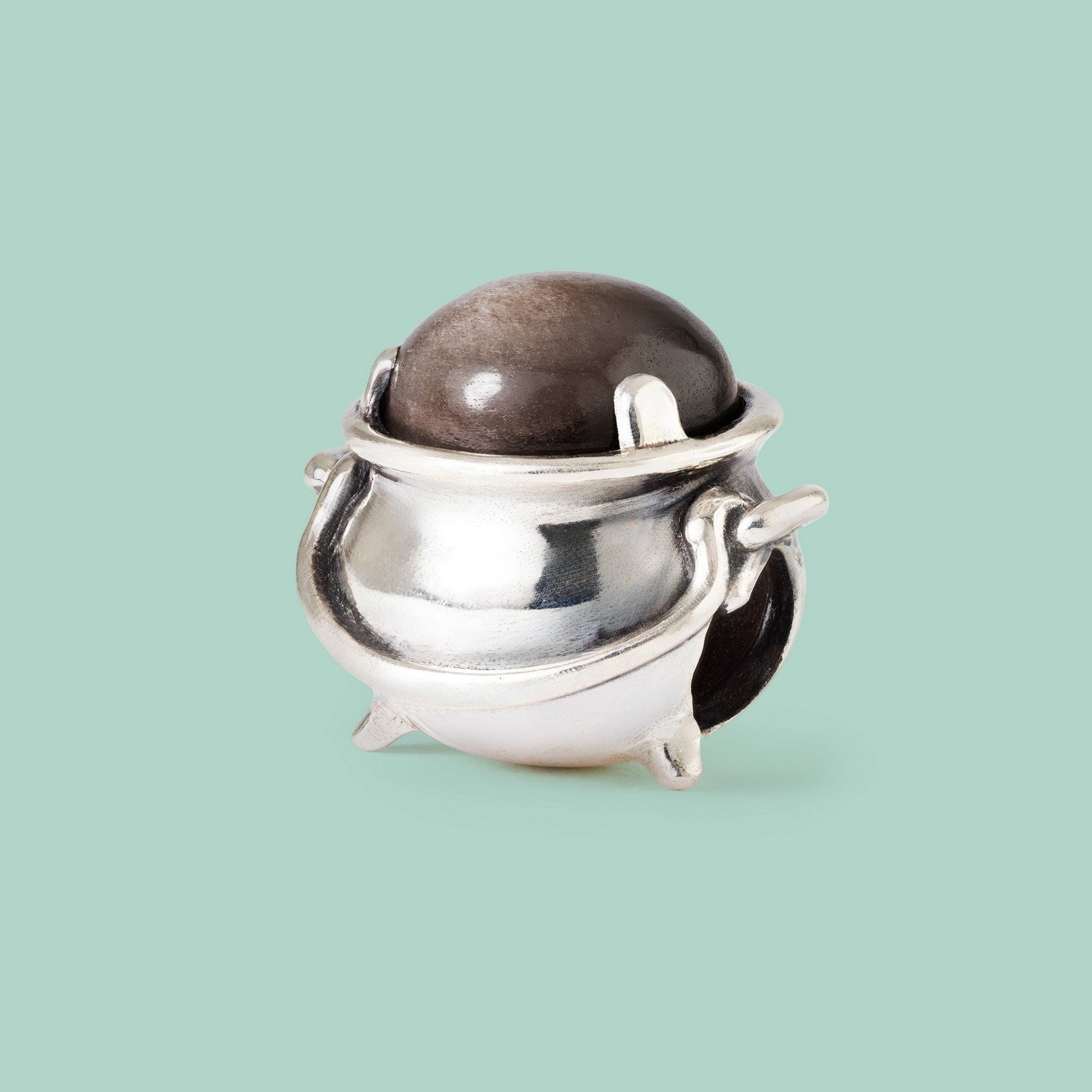 Trollbeads Midnight Cauldron Silver Bead TAGBE-00323
