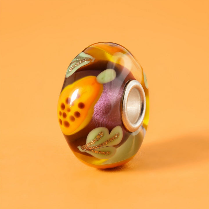 Trollbeads Papaya Glass Bead TGLBE-20482
