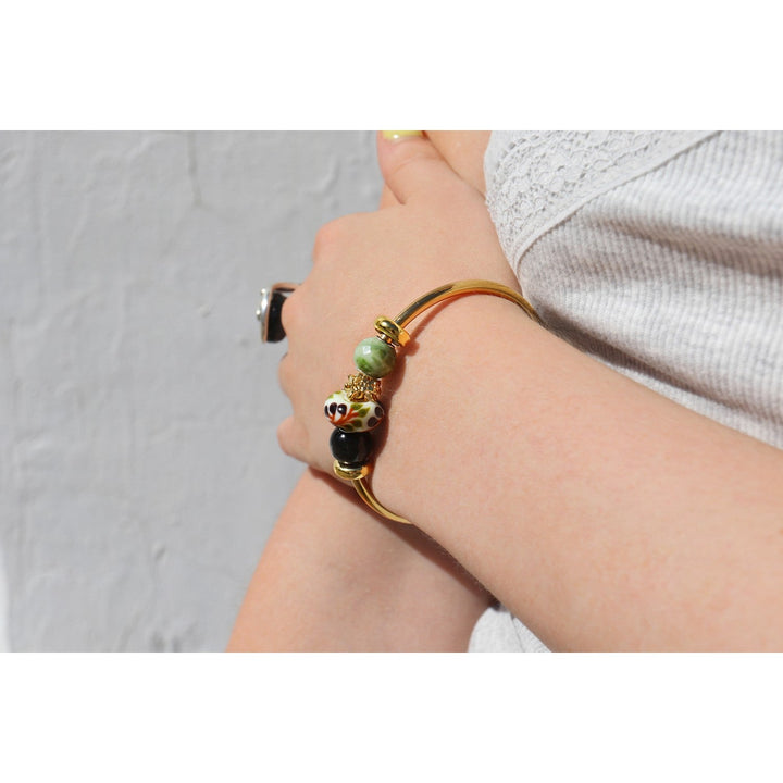Trollbeads Olives Glass Bead TGLBE-20484