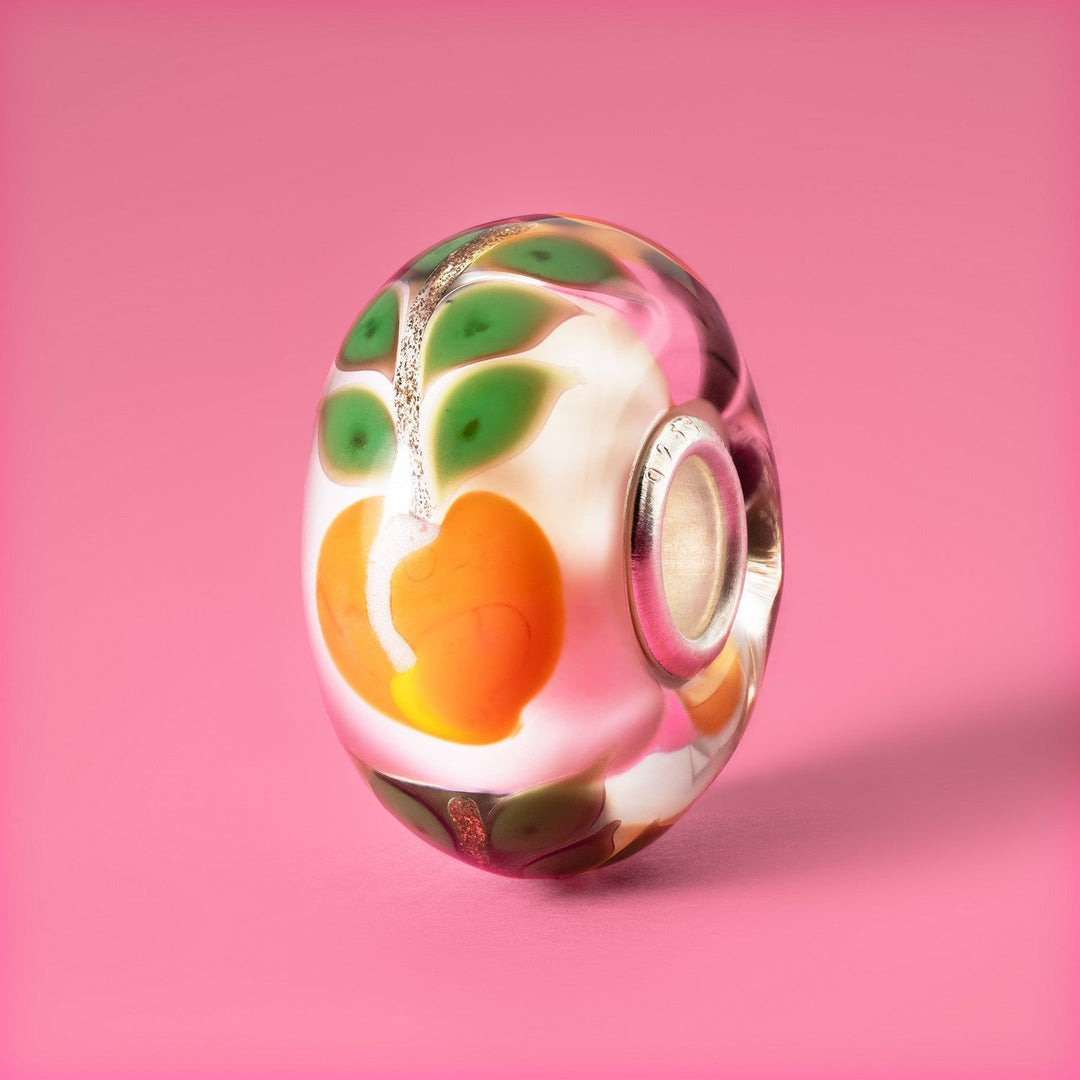 Trollbeads Peach Glass Bead TGLBE-20486