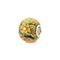 Floral-themed charm bead with silver clasp on a white background