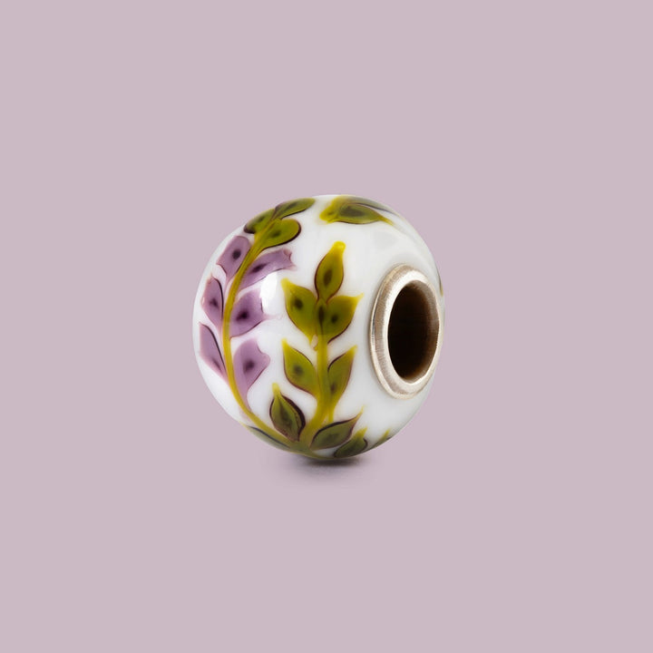 Trollbeads Purple Lavender Glass Bead TGLBE-30211