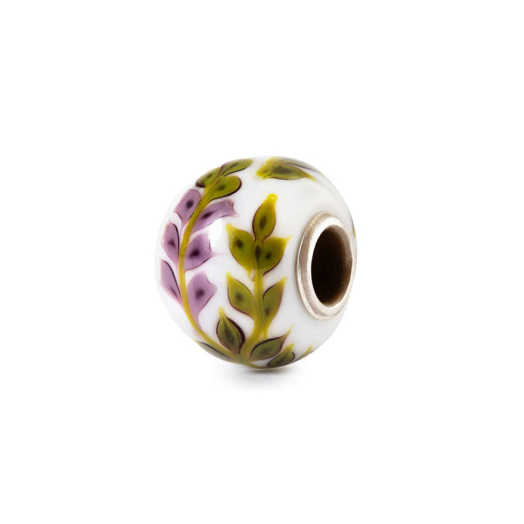 Trollbeads Purple Lavender Glass Bead TGLBE-30211