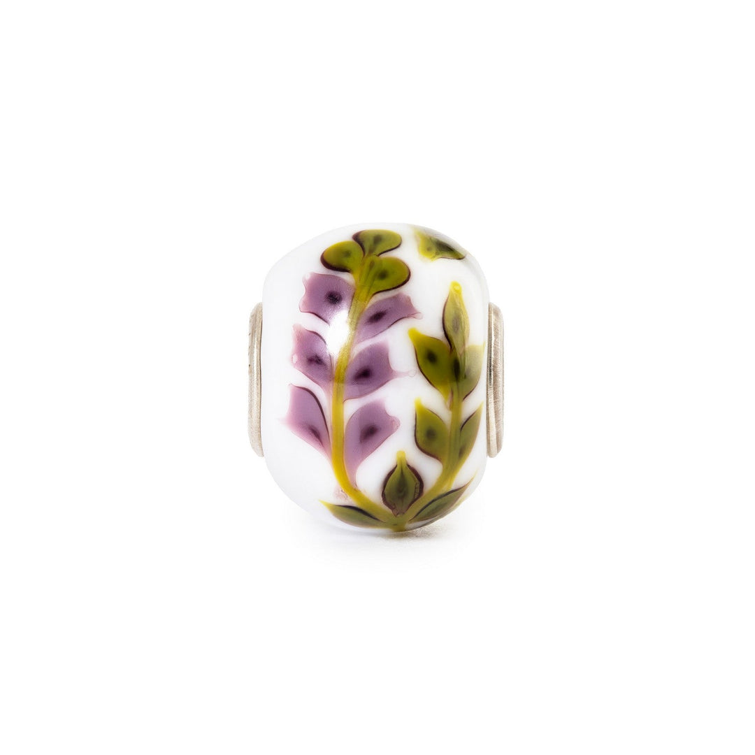 Trollbeads Purple Lavender Glass Bead TGLBE-30211