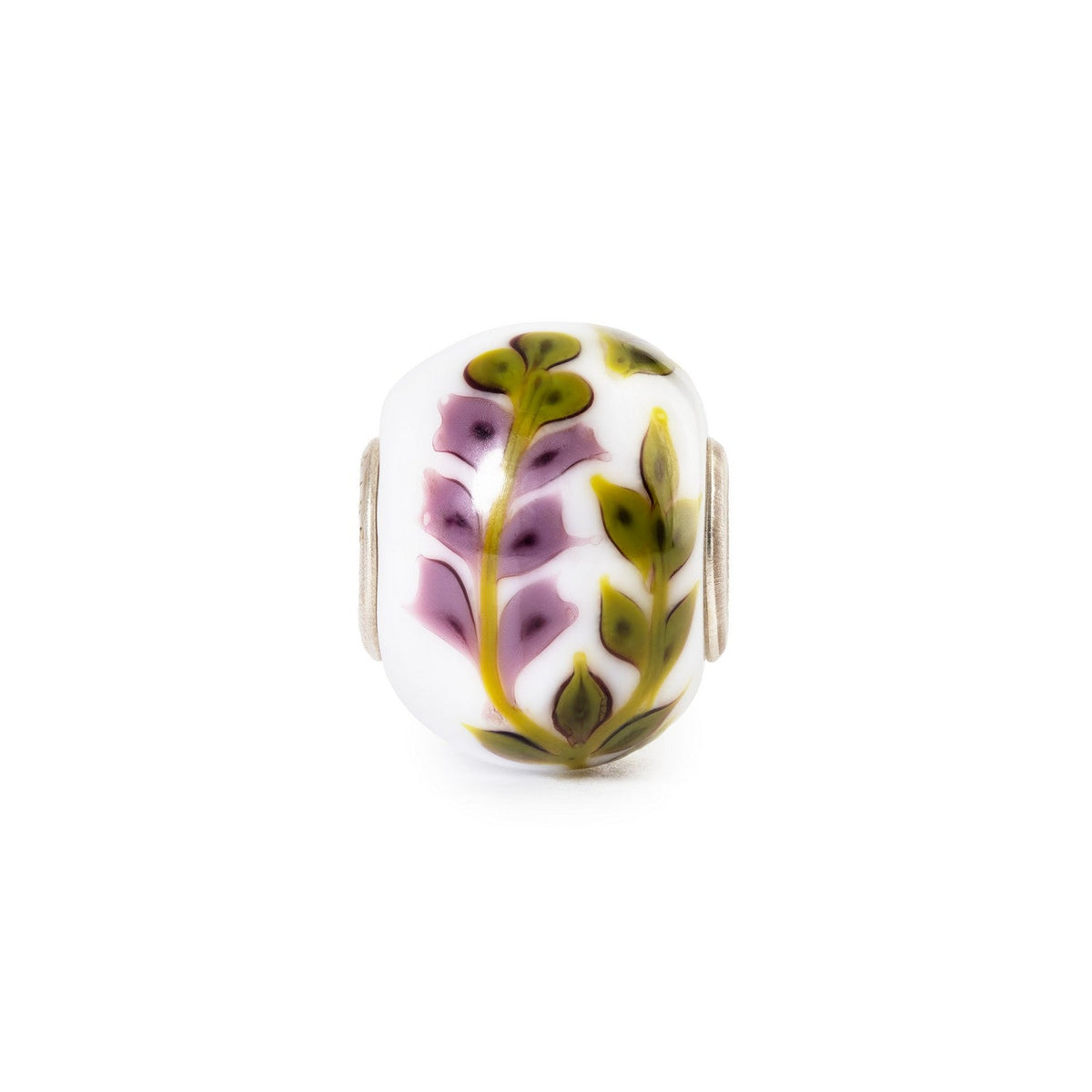 Trollbeads Purple Lavender Glass Bead TGLBE-30211