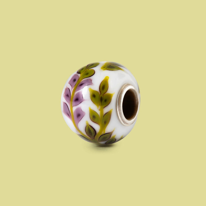Trollbeads Purple Lavender Glass Bead TGLBE-30211