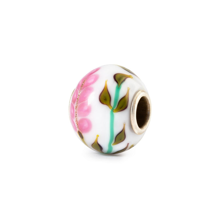 Trollbeads Pink Lavender Glass Bead TGLBE-30212