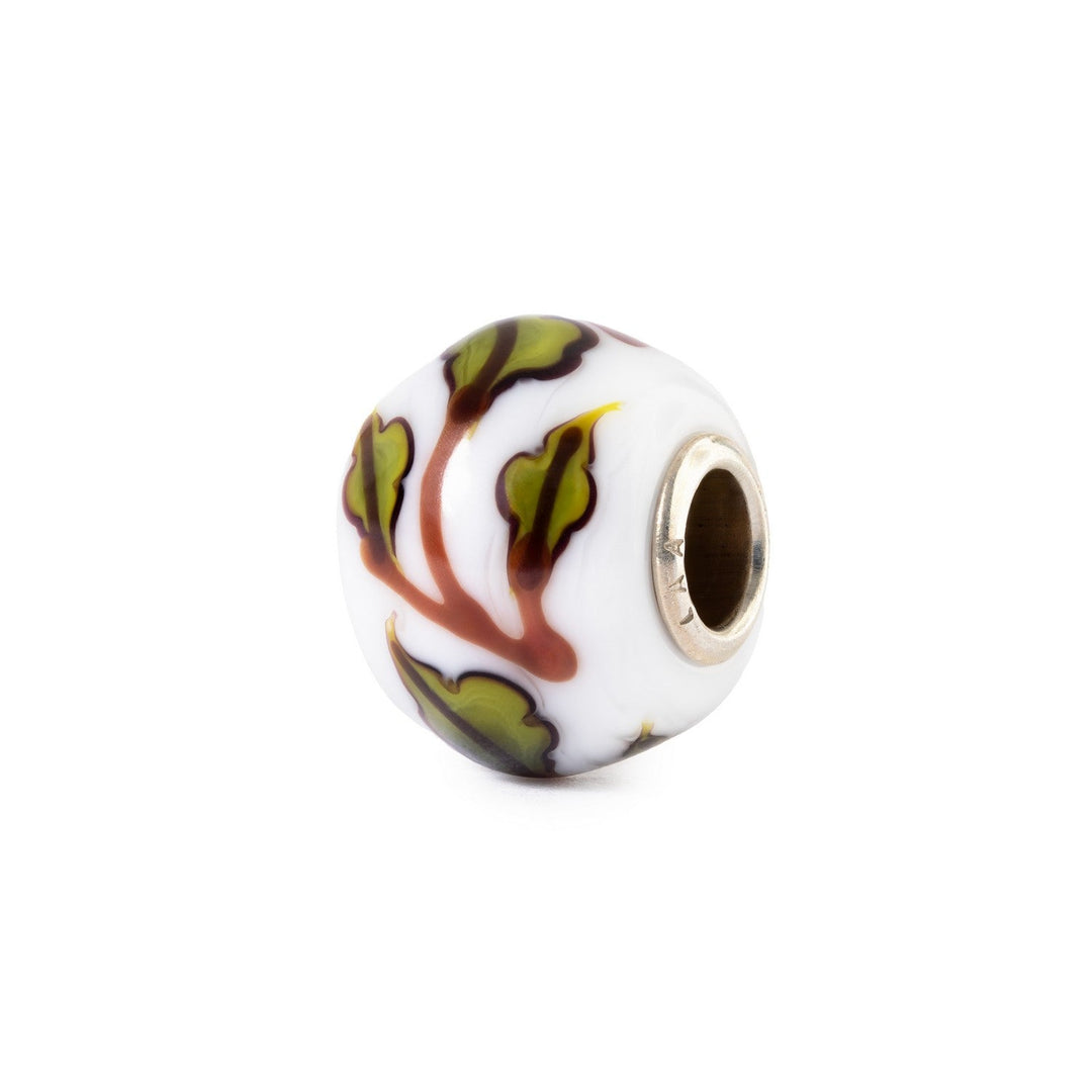 Trollbeads Green Sage Glass Bead TGLBE-30213