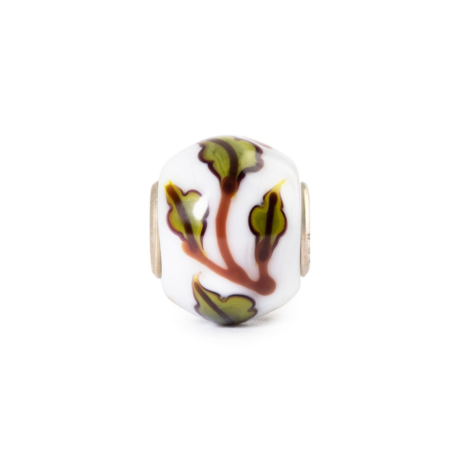 Trollbeads Green Sage Glass Bead TGLBE-30213