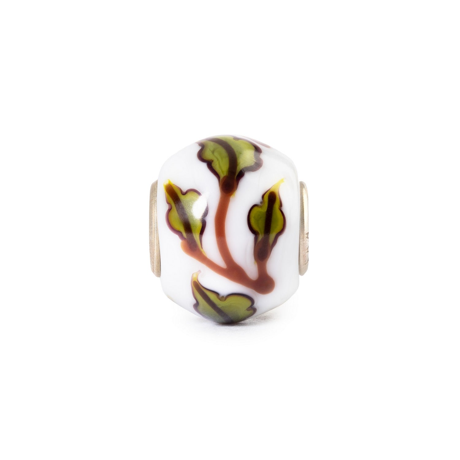 Trollbeads Green Sage Glass Bead TGLBE-30213