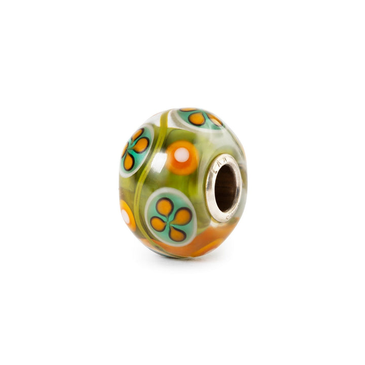 Trollbeads Meadow Clover Glass Bead TGLBE-30214