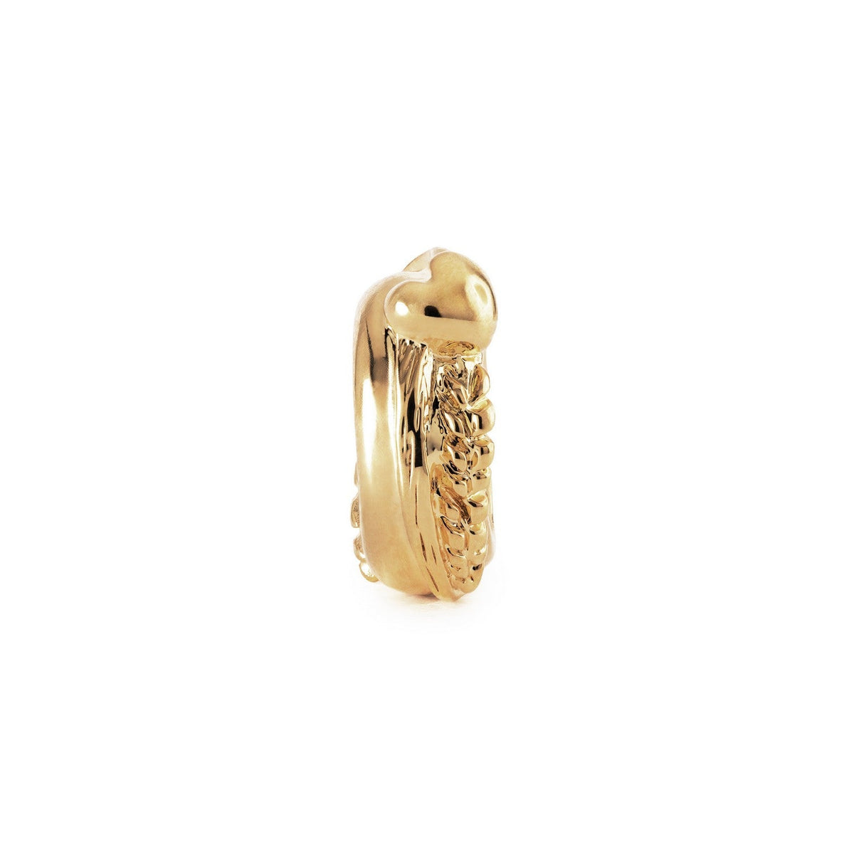 Trollbeads Heart of Harvest Spacer, Gold Plated TGPBE-50003