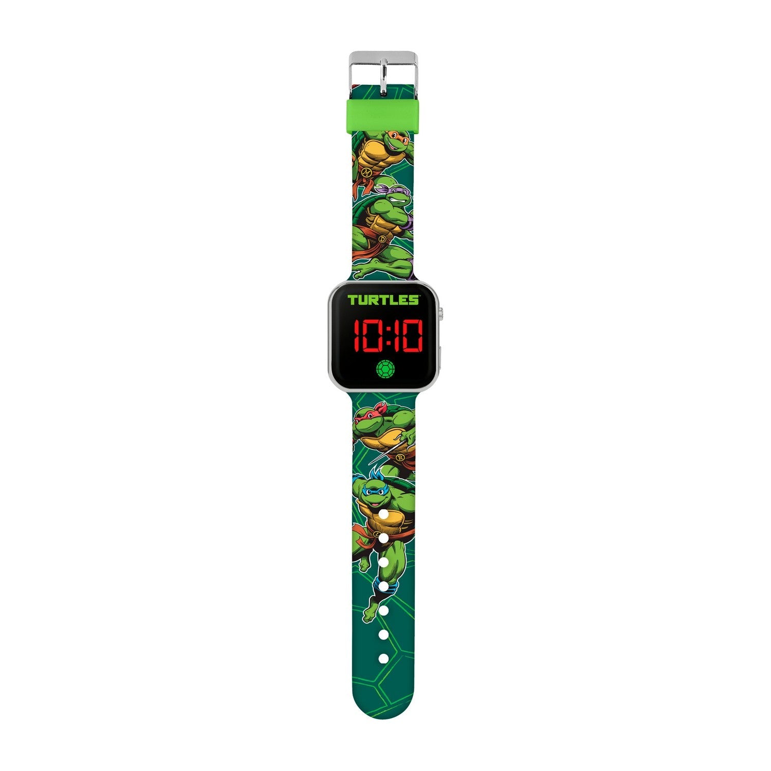 Kids Film And Cartoon Tmnt Teenage Mutant Ninja Turtles Led Yellow Watch TMR4146ARG