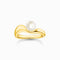 Natural Beauty Gold Plated Freshwater Pearl Ring TR2485-430-14
