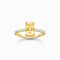Charming Sterling Silver Gold Plated HARIBO Zirconia Goldbears Ring TR2504-414-14
