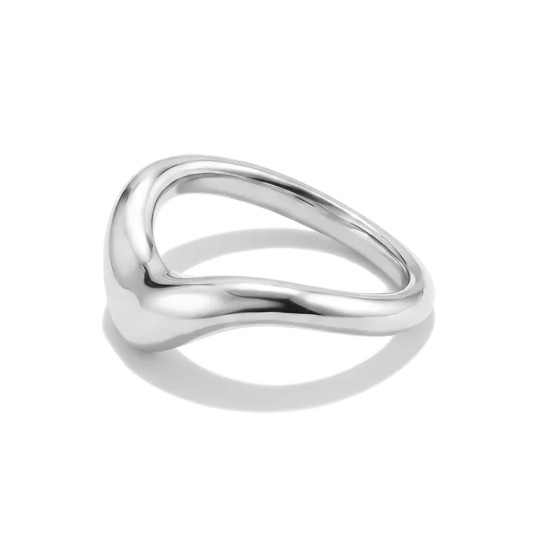 Thomas Sabo Sterling Silver Fluid Elegance Wave Ring TR2544-001-21