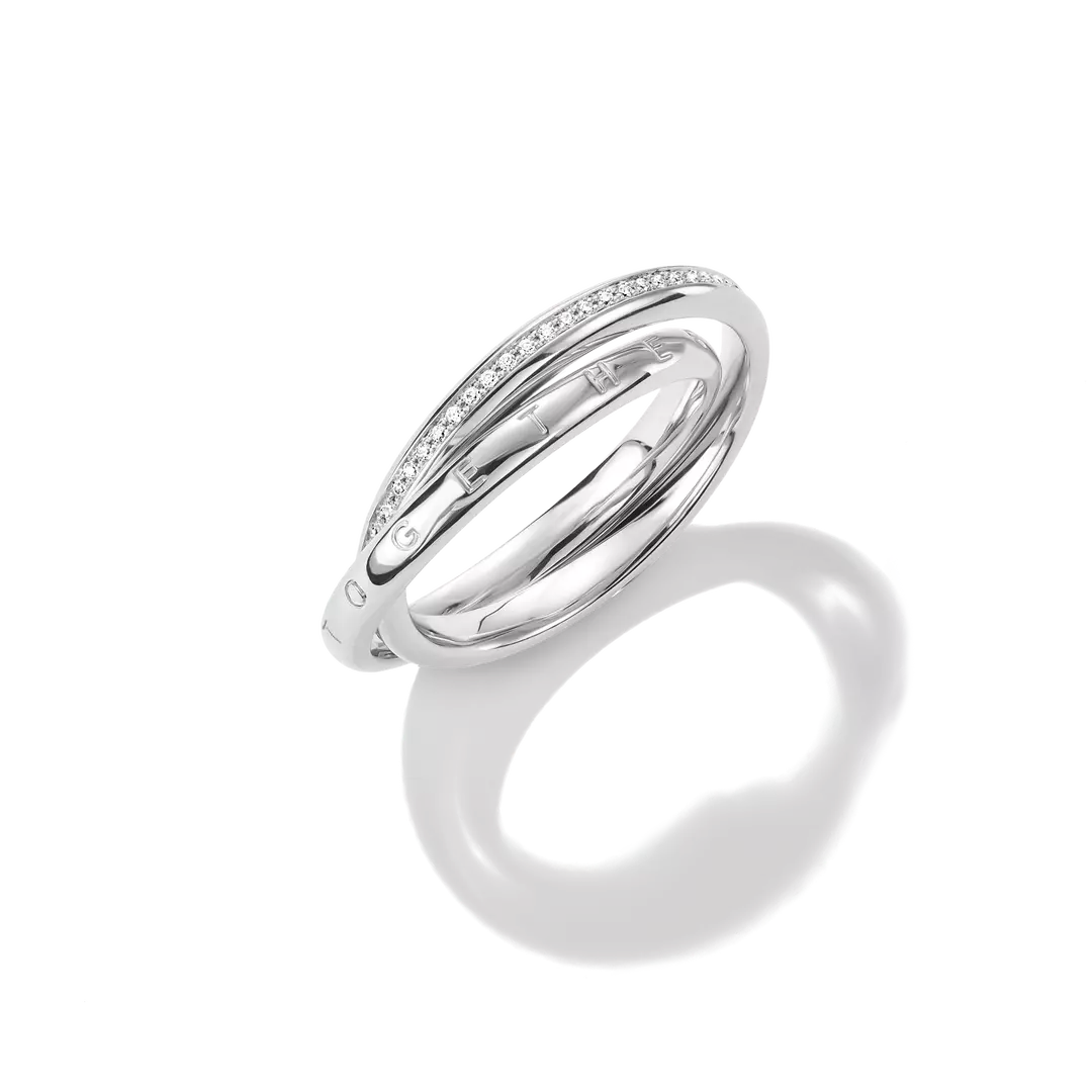 Thomas Sabo Sterling Silver Together Ring TR2548-051-14