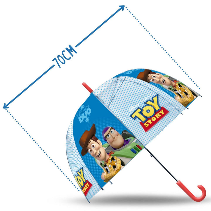 Kids Film And Cartoon Transparent Bell Umbrella 46Cm Toy Story TS00001