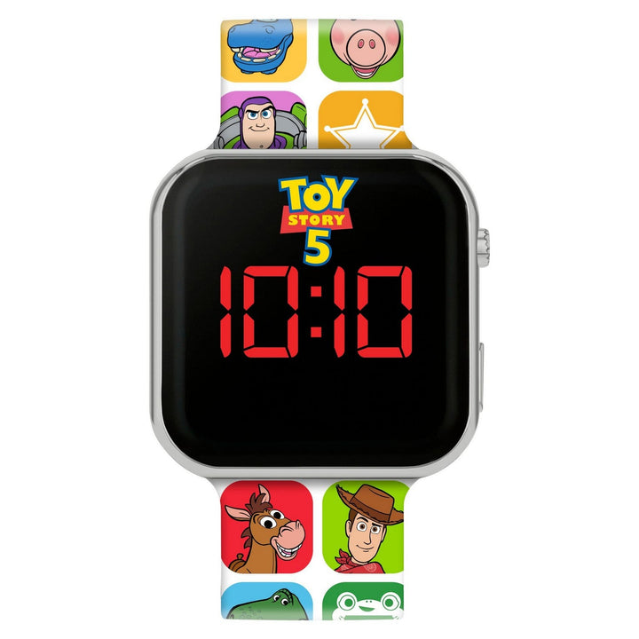 Kids Film And Cartoon Toy Story 5 Led Orange Watch TSF4001