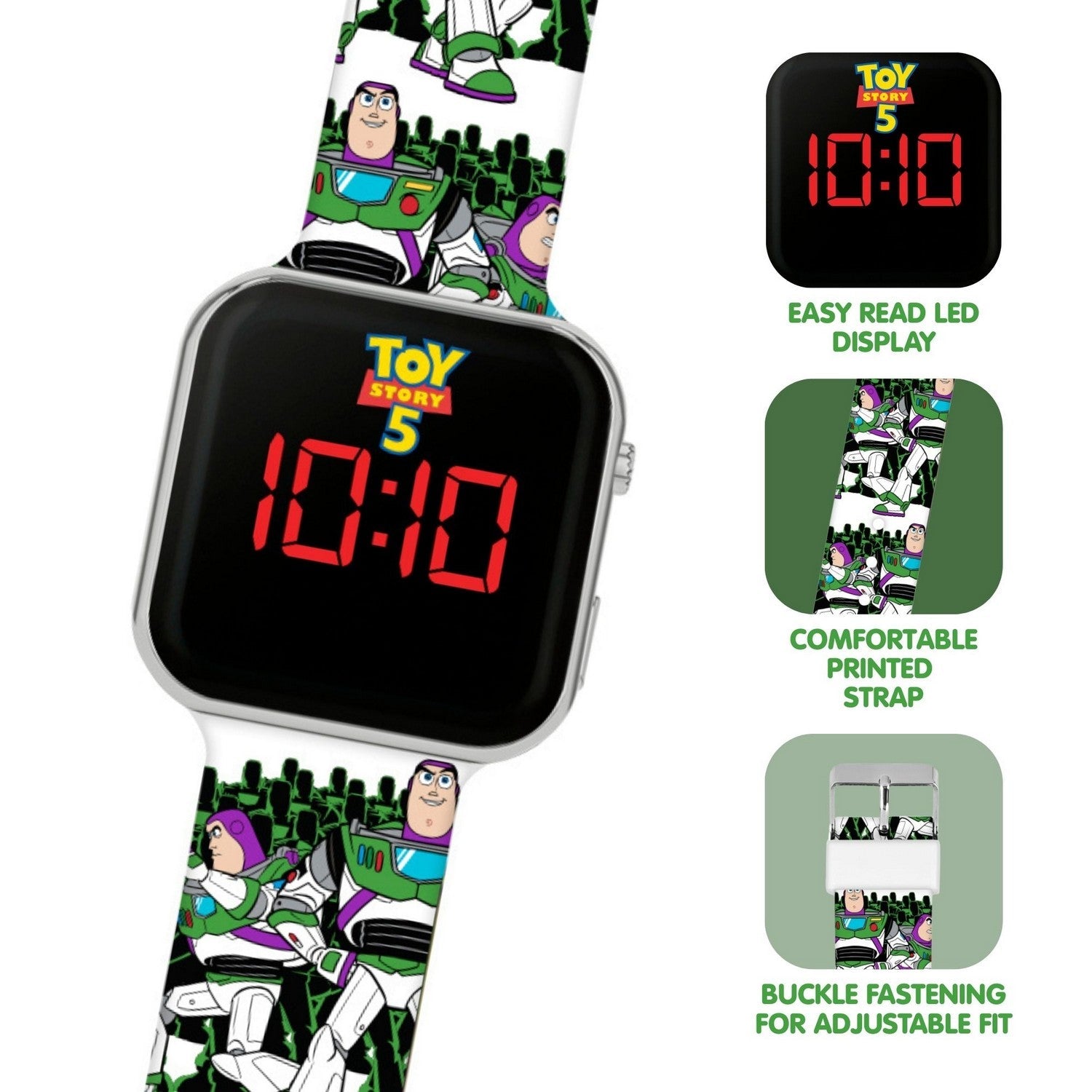 Kids Film And Cartoon Toy Story 5 Led Watch TSF4003
