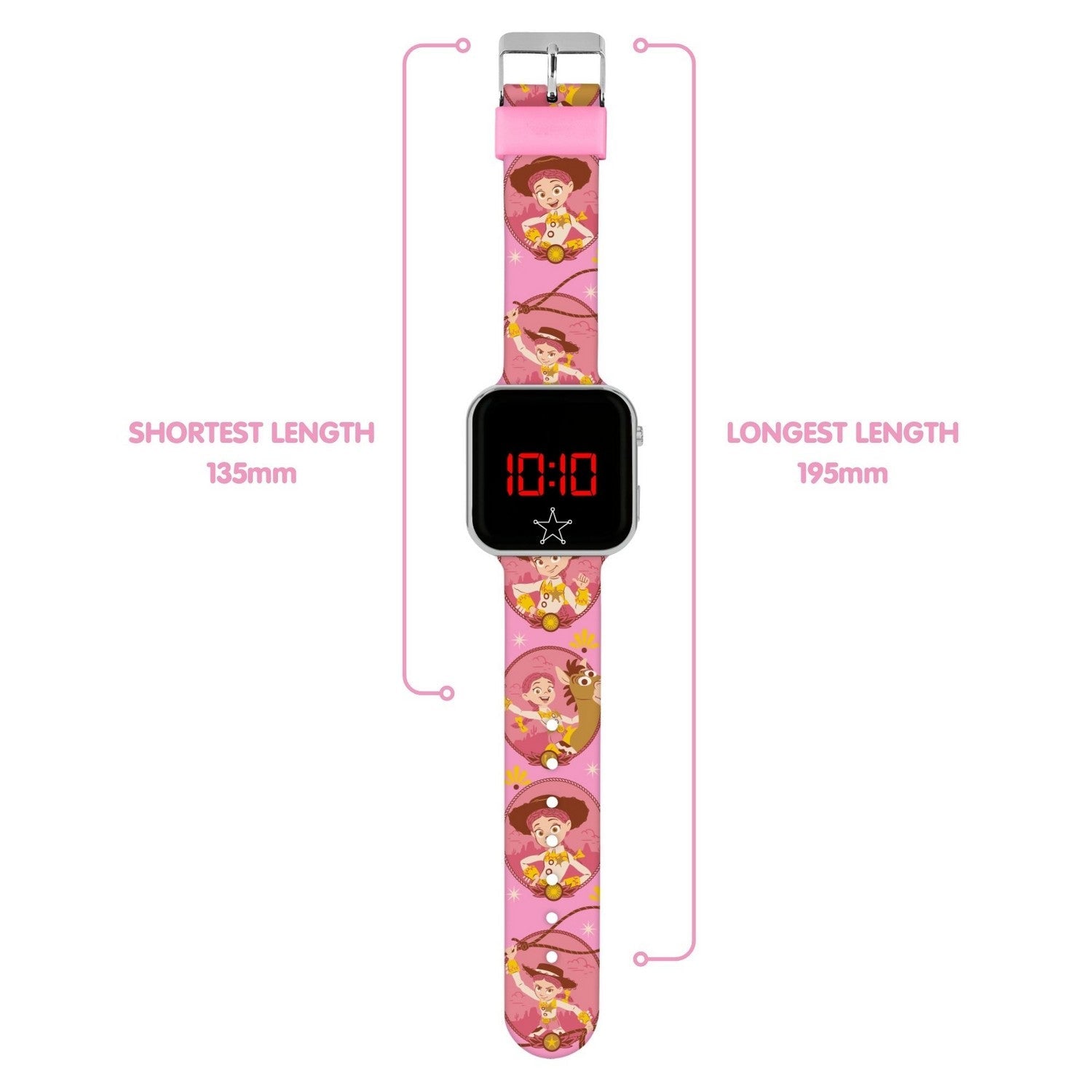 Kids Film And Cartoon Toy Story Jessie Led Red Watch TSF4023