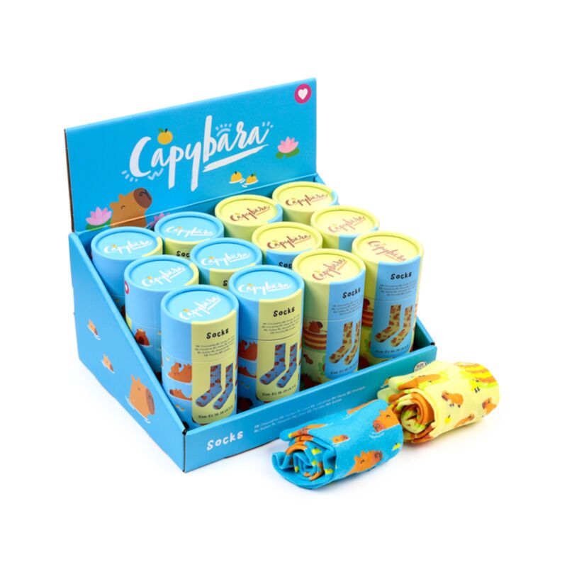 Capybara Socks in a Tube TSOCK01