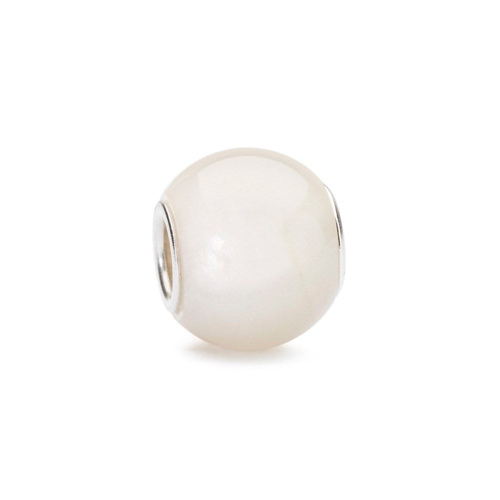 Trollbeads Round White Moonstone TSTBE-00017