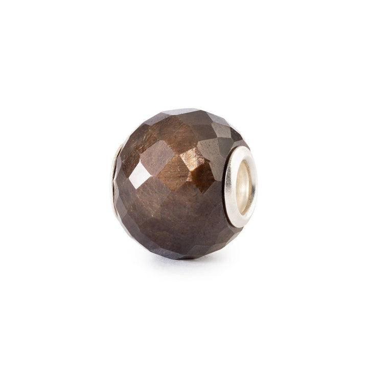 Trollbeads Round Brown Sapphire Facet Gemstone Bead TSTBE-00053