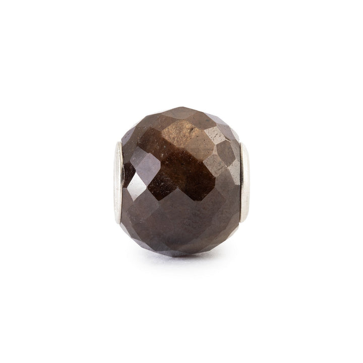 Trollbeads Round Brown Sapphire Facet Gemstone Bead TSTBE-00053