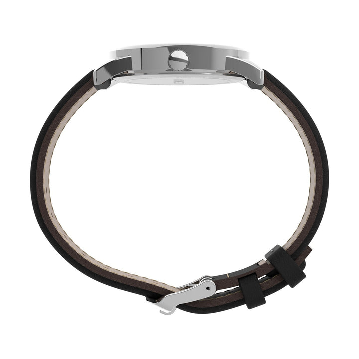 Timex Market Mens Easy Reader Brass White Dial Watch TW2P75600