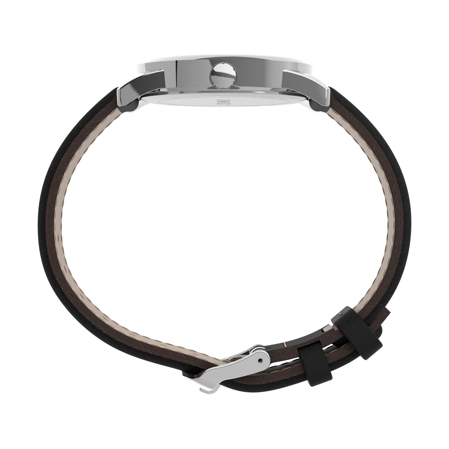 Timex Market Mens Easy Reader Brass White Dial Watch TW2P75600