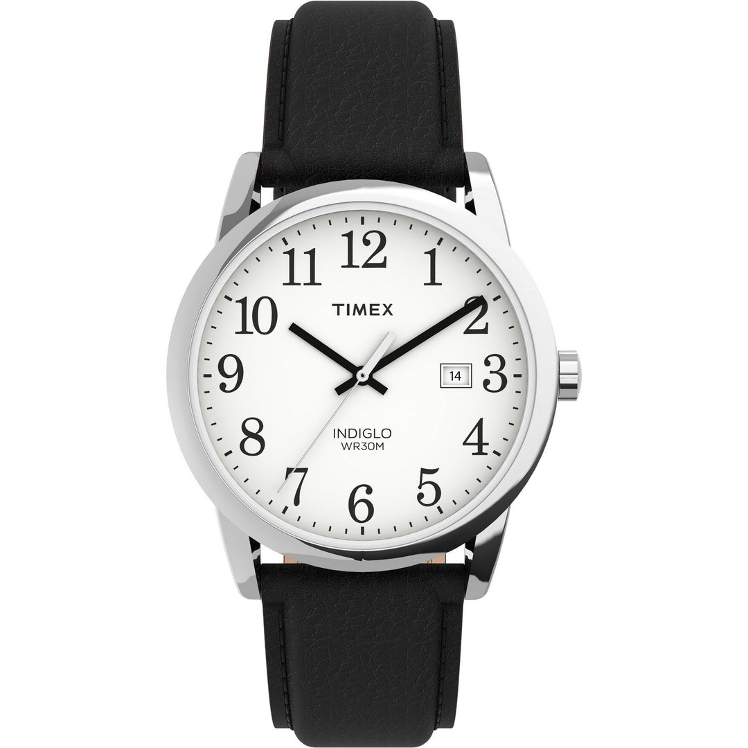 Timex Market Mens Easy Reader Brass White Dial Watch TW2P75600